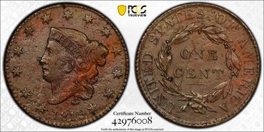 1819 1C Small Date N1BN