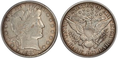 1907-O 50C N1