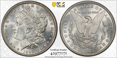 1892 $1 MS63