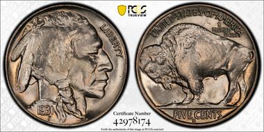 1931-S 5C MS66