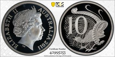 2011 10C Silver PR69DCAM