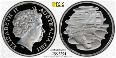2011 20C Silver PR69DCAM