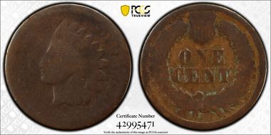 1864 1C Bronze FR2BN