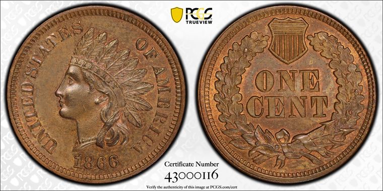 Cert 43000116 - Coin Image