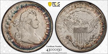 1805 50C VF35