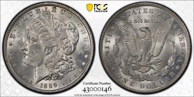 1889 $1 MS61