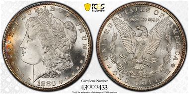 1880-S $1 MS65