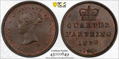 1852 1/4 Far S-3953 MS64BN