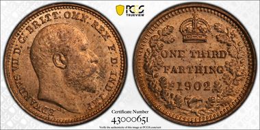 1902 1/3 Far S-3993 MS64RD