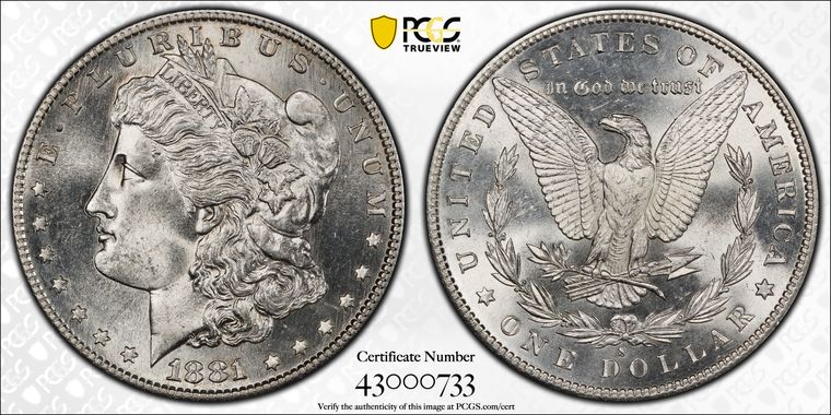 Cert 43000733 - Coin Image