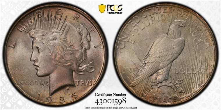 Cert 43001598 - Coin Image