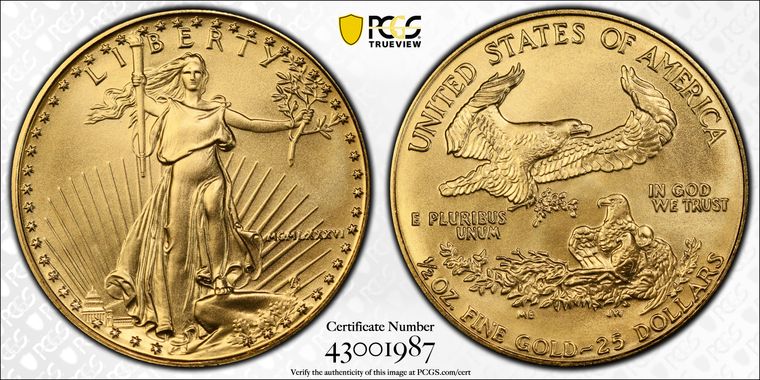 Cert 43001987 - Coin Image