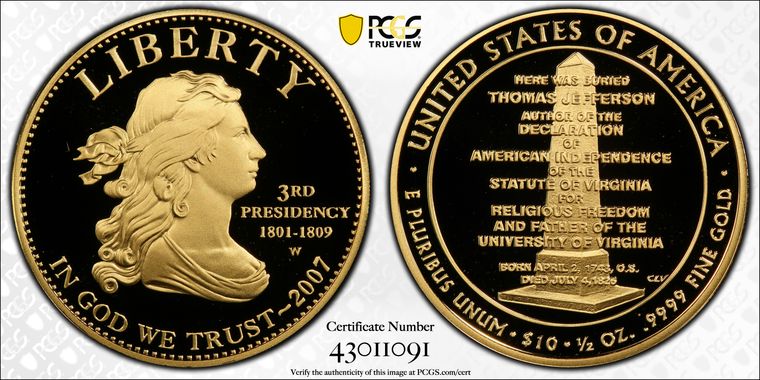 Cert 43011091 - Coin Image