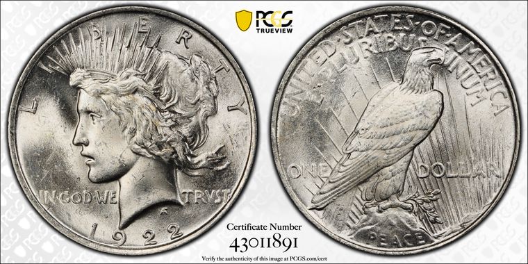 Cert 43011891 - Coin Image