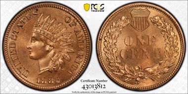 1882 1C MS64RB