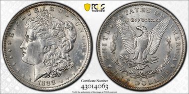 1888-O $1 MS62
