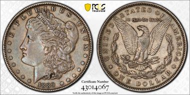 1889 $1 XF45