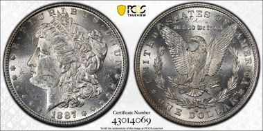 1887-S $1 MS61