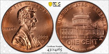 2009-D 1C Lincoln-Presidency MS66RD
