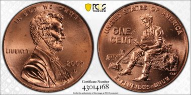 2009-D 1C Lincoln-Formative Years MS67RD