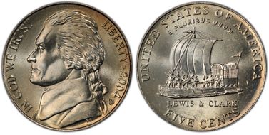 2004-D 5C Keel Boat MS66