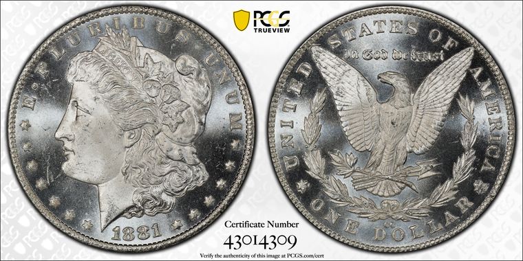 Cert 43014309 - Coin Image