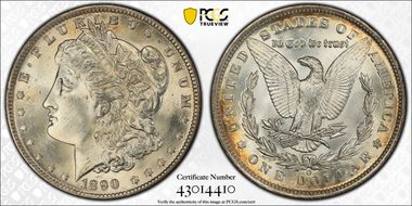 1890-O $1 MS65