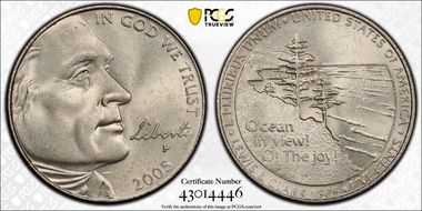 2005-P 5C Western Waters MS64