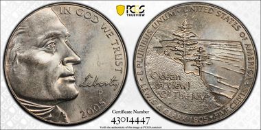 2005-D 5C Western Waters MS64