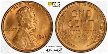 1932 1C MS66+ RD