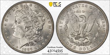 1888 $1 MS64