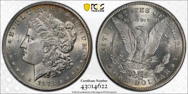 1878-CC $1 MS62