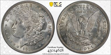 1921-D $1 MS62