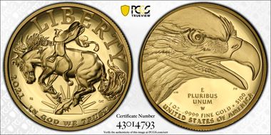 2021-W $100 American Liberty High Relief .9999 Fine First Strike PR70DCAM