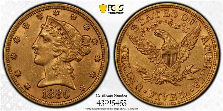 Cert 43015455 - Coin Image