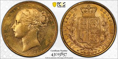 1871 Sov S-3853B Shield MS64