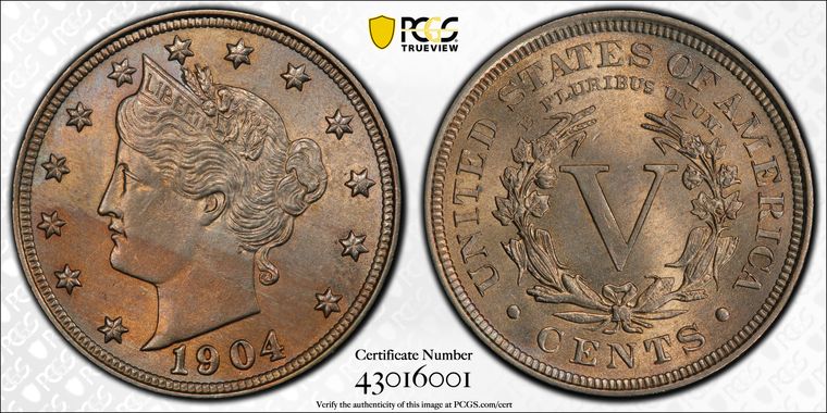 Cert 43016001 - Coin Image