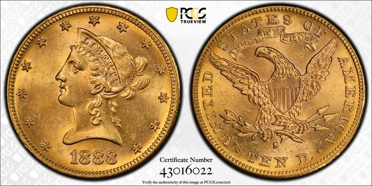 Cert 43016022 - Coin Image