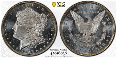1887-O $1 MS63DMPL