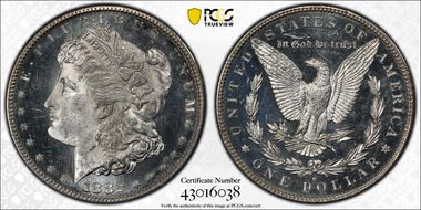1882-S $1 MS64DMPL