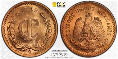 1949-Mo 1C MS65RB