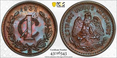 1935-Mo 1C KM-415 MS65BN