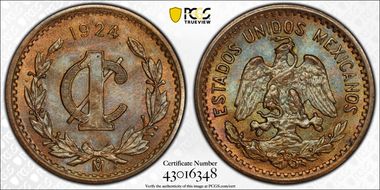 1924/3-Mo 1C MS66BN