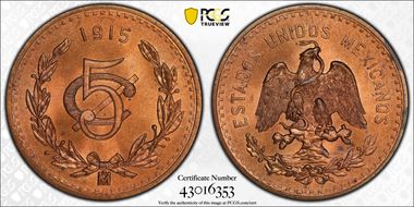 1915-Mo 5C MS65RB