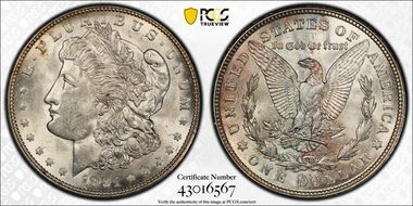 1921-D $1 MS64