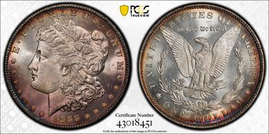 1888 $1 MS64