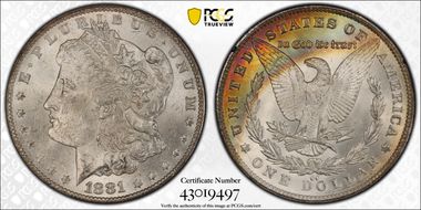 1881-CC $1 GSA Hoard MS63