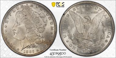 1885-CC $1 GSA Hoard MS64
