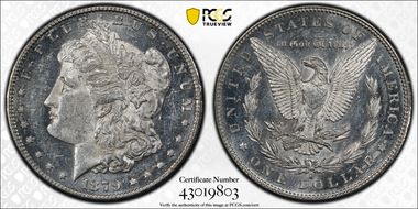 1879-S $1 AU58+