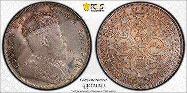 1907 $1 Prid-5 MS64+